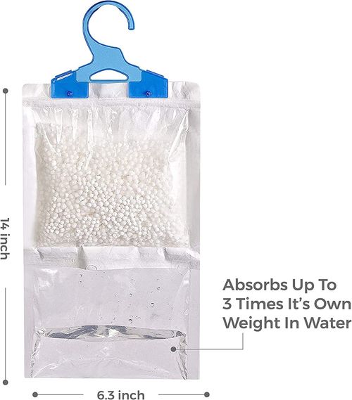 Hanging Dehumidifier Wardrobe Cupboard STOP Damp Moisture Mould Mildew UK — image 5