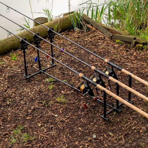 Quest Trilogy Pod | Bank Sticks | Carp Fishing Rod Pod | With Zipped Carry Bag — image 4