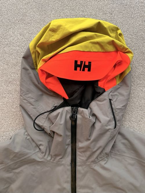 Helly Hansen ULLR Helly Tech Hooded Insulated RECCO Ski Jacket Yellow M — image 2