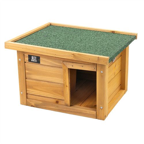 OSLO WOODEN HEDGEHOG HOUSE OUTDOOR HIBERNATION NEST HOGITAT WILDLIFE SHELTER BOX
