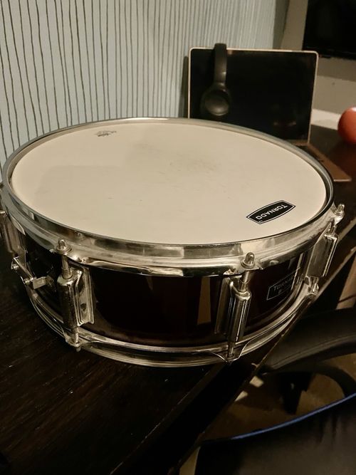 Mapex Tornado Wood Drum Set Snare Drum, Black Shell, Includes Snare Drum — image 2