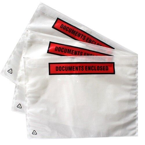 Document Enclosed Envelopes Wallets - A7, A6, A5, DL, A4 size(100,200,500,1000+)