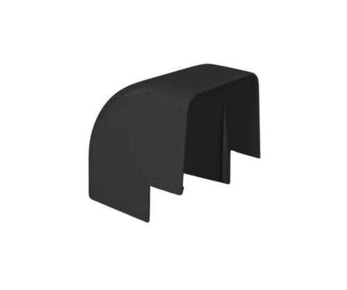 Durable Plastic Air Conditioning Trunking External Corner Black 80x60 Connector — image 2