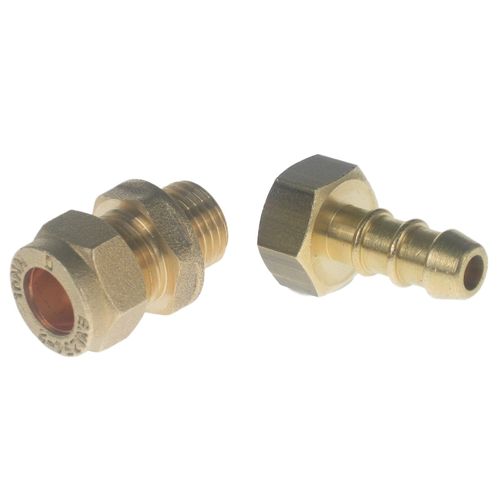 LPG FULHAM NOZZLE & COMPRESSION FITTING CONNECT 10mm COPPER PIPE TO 8mm GAS HOSE — image 10