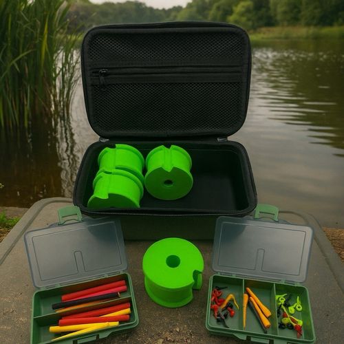 BD EYE UK Zig & Chod Storage Case with Foam Spools and Mini Tackle Boxes — image 3