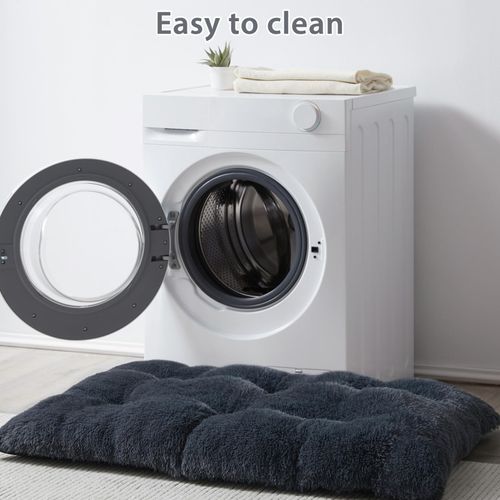 Dog Bed Soft Pet Cushion Large Dog Crate Puppy Cat Mattress Washable Pad Mat XL — image 6