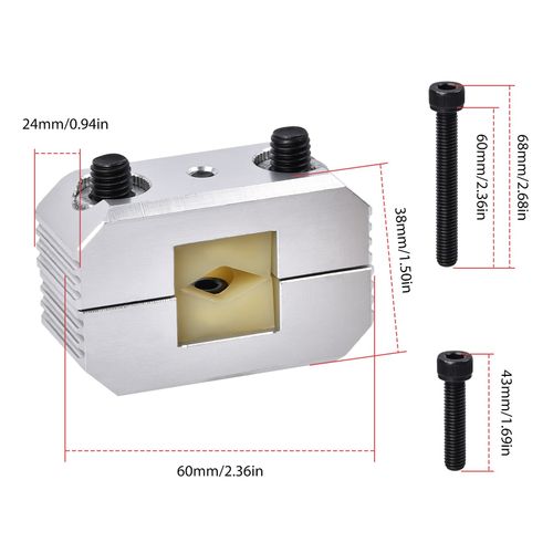 Strut Clamp Tool For MacPherson Strut Insert Pistons Suspension aluminium 60mm — image 6
