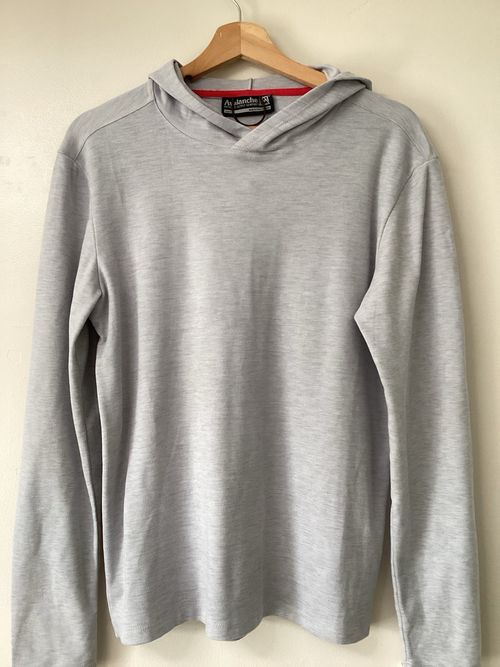Avalanche Women’s Grey Pullover Hoodie Pockets Raglan Sleeve Size S — image 2