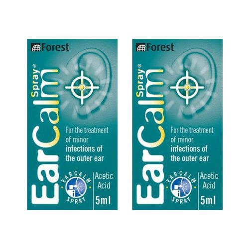2x EarCalm For Minor Treatements Of Infections Of Outer Ear - 5ml UK