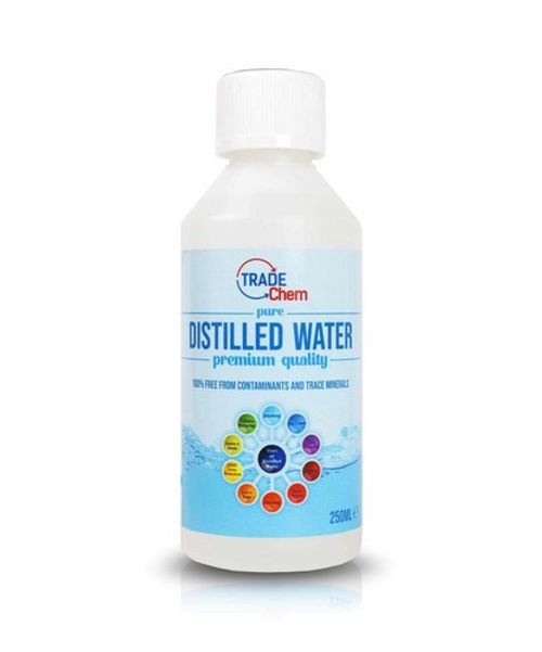 Distilled Water Pure Steam Distilled Free Delivery 250ml to 25 Litre (BLUE)
