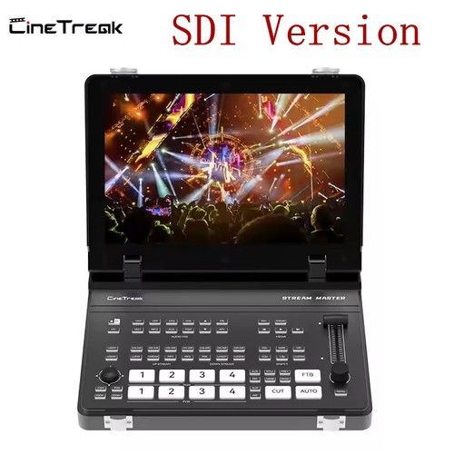 Cinetreak Stream Master Video Switcher SDI HDMI 4-CH Switch Controller Streaming