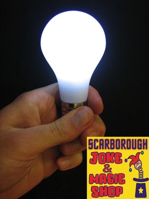 Magic Light Up Bulb~Push Button Model~Fester~Spooky Family Uncle Trick Prop — image 2