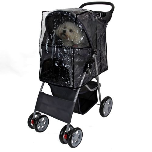 Waterproof Rain Cover for Pet Stroller Dog Cat Puppy Pram Pushchair Travel Cart — image 12