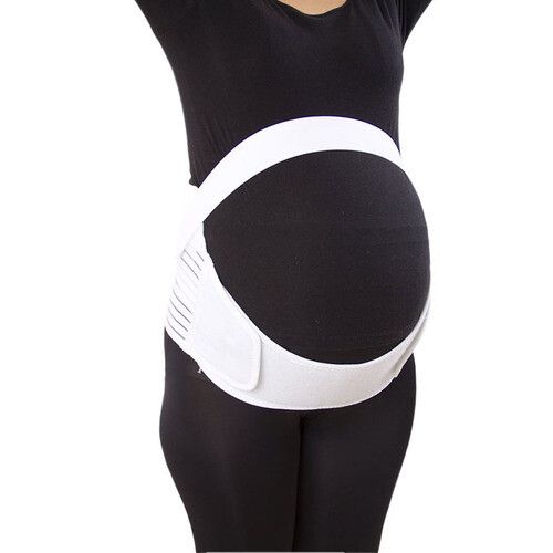 Pregnancy Maternity Belt Lumbar Back Support Waist Band Belly Bump Brace Strap — image 4