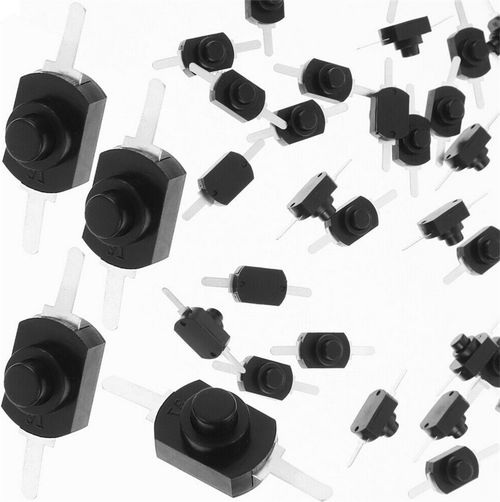 Mini Push Button Switch 10Pack Latching Micro On-Off Switch for Flashlight  DIY — image 6