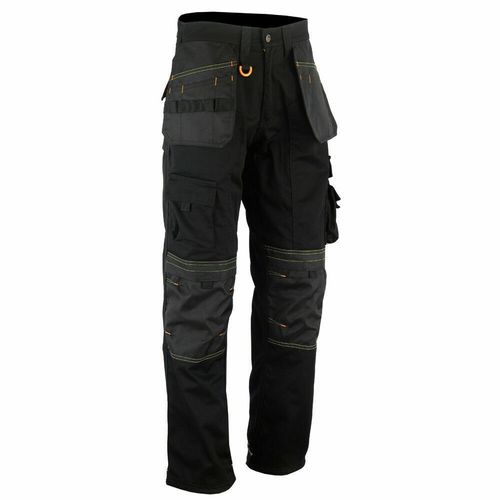 Men Cargo Combat Work Trousers Heavy Duty Holster & Knee Pads Pockets Trade Pant — image 4