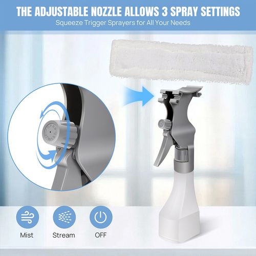 Window Vacuum Cleaner 150ml Tank Vac Compact Rechargeable Cordless Glass Mirror — image 14