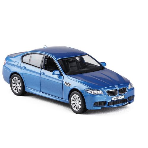 1:36 BMW M5 Model Car Metal Diecast Toy Vehicle Kids Toys for Boys Gifts Blue — image 3