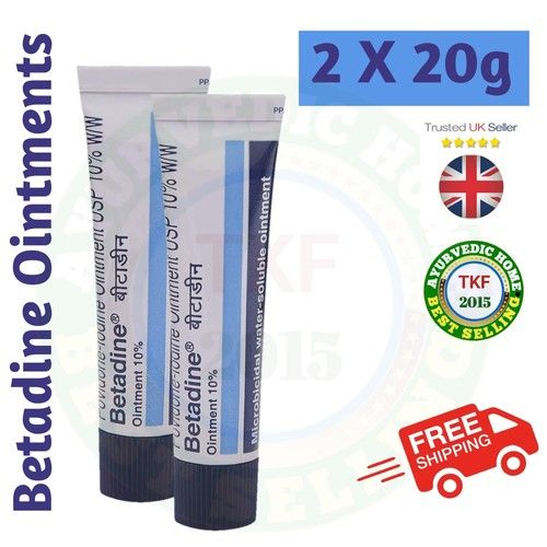 Betadine Antiseptic Ointment  2 x 20g Wound Dressing UK Seller Fast Dispatch
