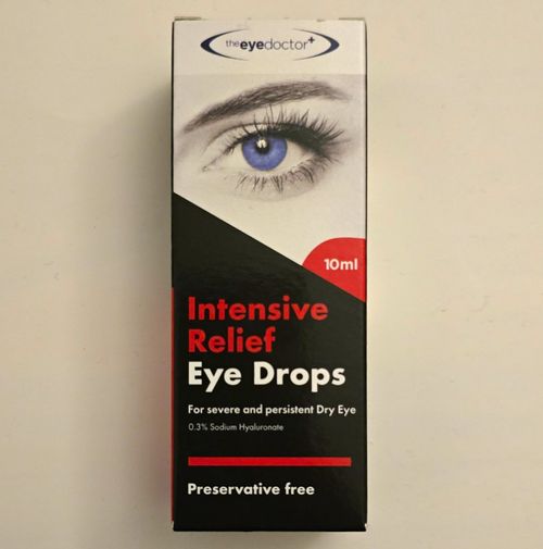 theeyedoctor+ Intensive Relief Dry Eye Drops Preservative Free 10ml Lot S25398M — image 1