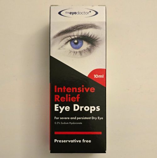 theeyedoctor+ Intensive Relief Dry Eye Drops Preservative Free 10ml Lot S25398M