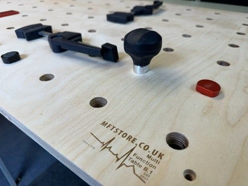 MFT table top 1102x718mm - MDF /  Birch Ply / Marine Ply 19.9mm holes
