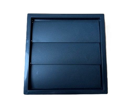 100mm Gravity Flap Wall Vent Grille Anthracite Dark Grey 4" External Ducting Air