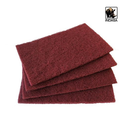INDASA Very Fine Finishing Scotch-Brite Scratch Pads Rhyno RED - Various Qtys — image 2