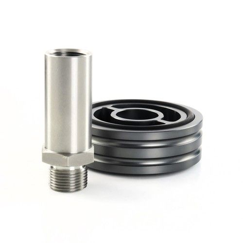 HEL Performance Solid Billet Oil Filter Sandwich Plate Spacer M20