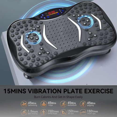 Power Vibration Plate Vibrating Machine Platform Exercise Body Shaker Massager — image 5