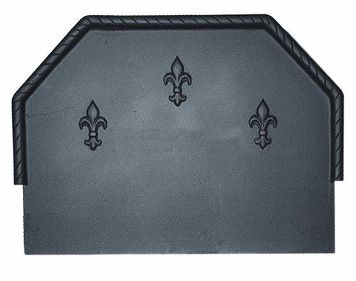 Cast Iron Fireback Fireplace Fire Back Fire Back Board Back Plate for Fire 2size — image 1