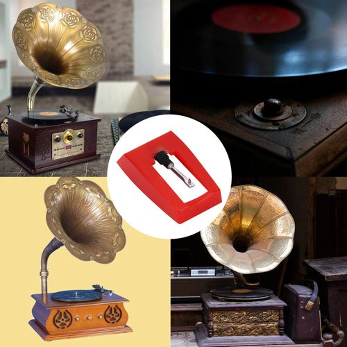 4 Pcs Record Player Needles, Universal Replacement Stylus Needles Replacement — image 3