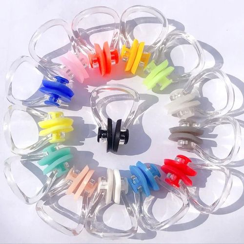 10pcs Reusable Silicone Swimming Nose Clips Soft Comfortable for Adults Kids — image 4