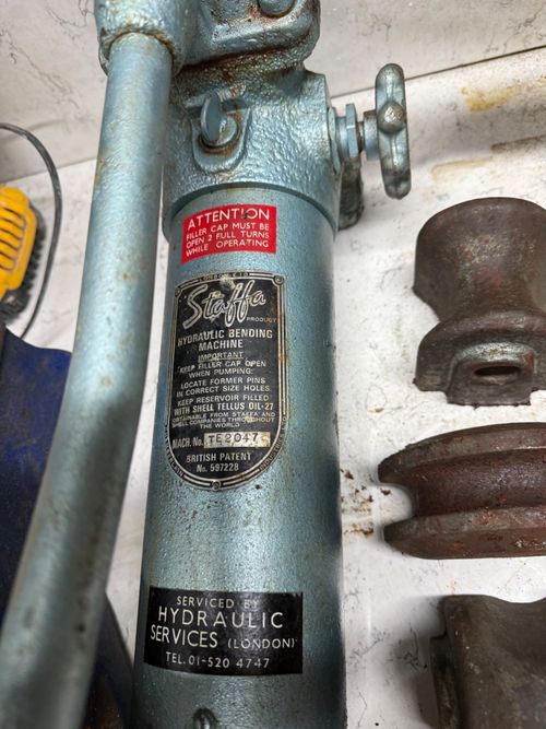staffa hydraulic pipe hydraulic bender/ plumbing tool — image 3