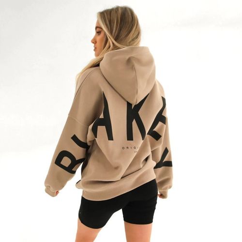 Women Printed Blake Loose Sports Sweatshirt Hoodie HoodedPullover Long Sleeve — image 1