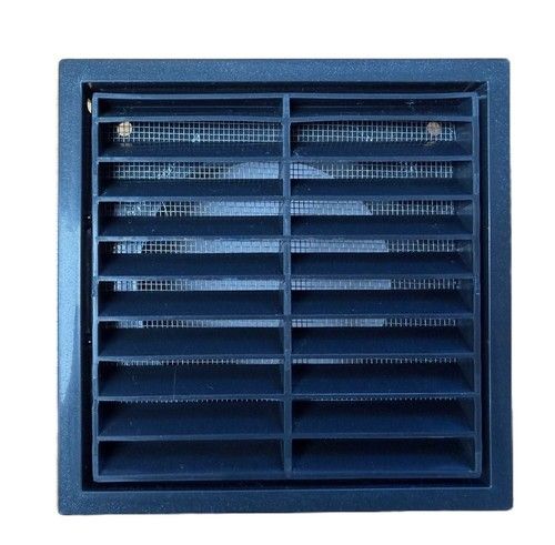 4" 100mm Anthracite Louvre Air Vent Cover External Grille Dark Grey Vent