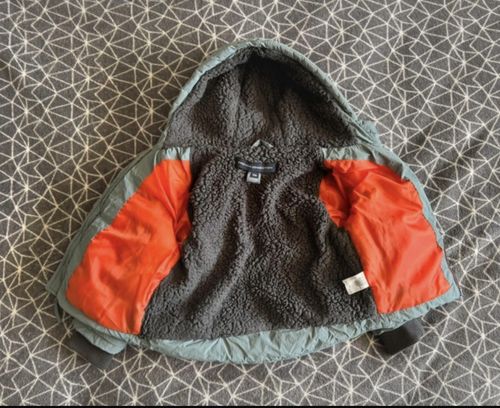 French Connection Unisex Grey Hooded Puffer Jacket Padded Full Zip 24Mths VGC — image 9