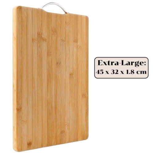 Extra Large Wooden Chopping Board Cutting Slicing Serving Platter Food Kitchen