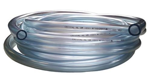 CLEAR FLEXIBLE FOODGRADE PVC HOSE PIPE TUBE  - AIR / WATER / AQUARIUM / POND  — image 1