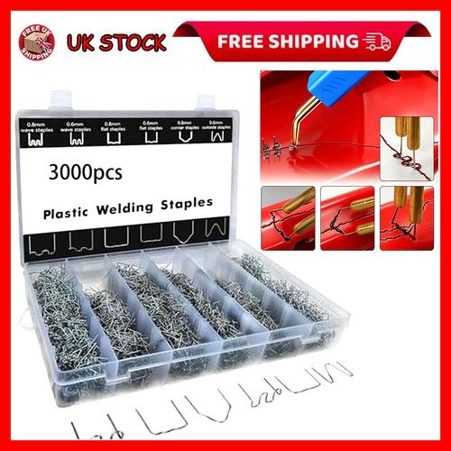 3000 Plastic Repair Machine Welding Hot Stapler Bumper Fender Welder Staples Kit