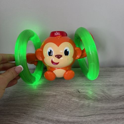 Bright Starts Roll & Glow Monkey Musical Crawling Baby Toy Lights Tested — image 7