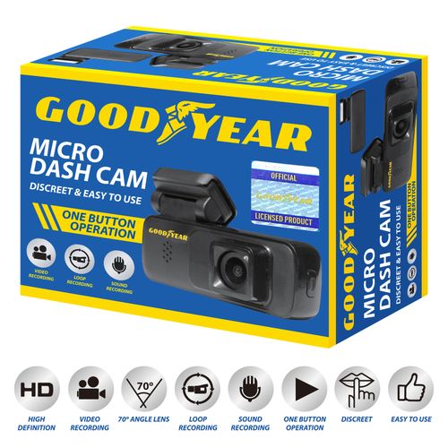 Goodyear Car HD Micro Dash Cam One Button Plug & Play Camera Video Recorder DVR — image 10