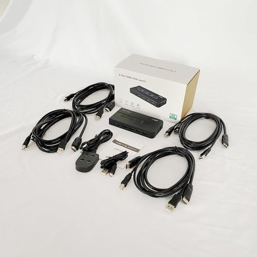 🖥️⌨️ MT-VIKI 4 Port HDMI KVM Switch 4K@30Hz USB Desktop Selector Cables — image 7