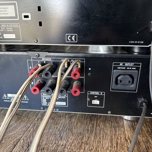 Sony Amplifier F410R with Remote - Sony CDP-XE330 Sony 141 ES Matching Speakers  — image 23