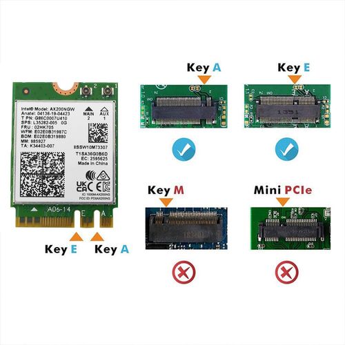 M.2 Wireless Network Card 802.11ax Bluetooth 5.2 Adapter Module AX200NGW WiFi — image 7