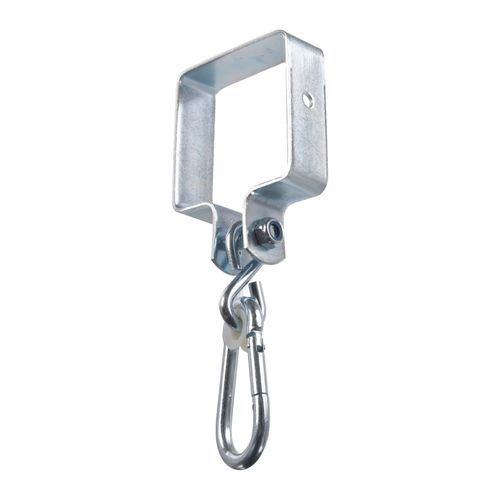 SWING HOOKS HANGERS SQUARE (PAIR) GALVANIZED IRON for 90mm diameter timber 200kg — image 16