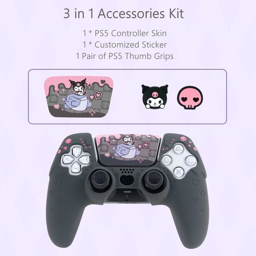 Protective Case for PS5/XBOX/Switch PRO Controller Skin + Joystick Caps+ Sticker — image 3