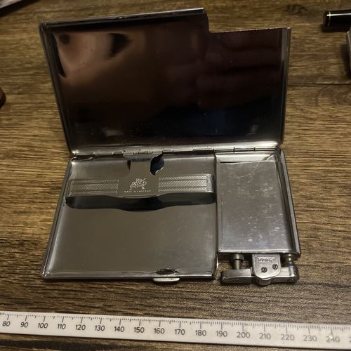 Vintage ART DECO POLO CIGARETTE CASE & LIGHTER — image 8
