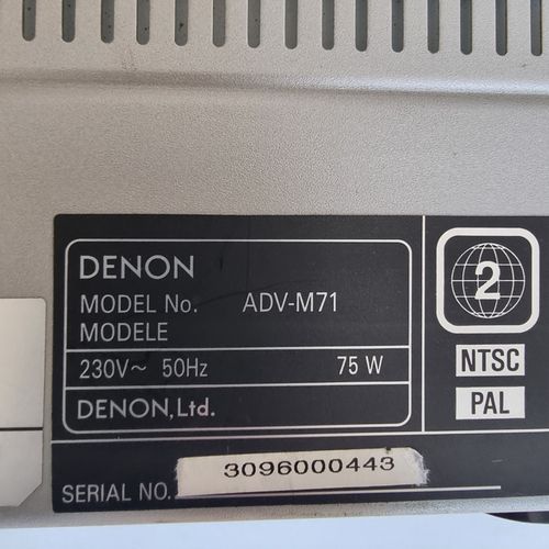Denon ADV-M71 DVD Surround Receiver CD MP3 WMA No Remote Control Tested Working  — image 12