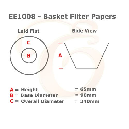 100 Coffee Filter Papers, Commercial, 3 Pint  - Bravilor, Technivorm, Kenco etc — image 2